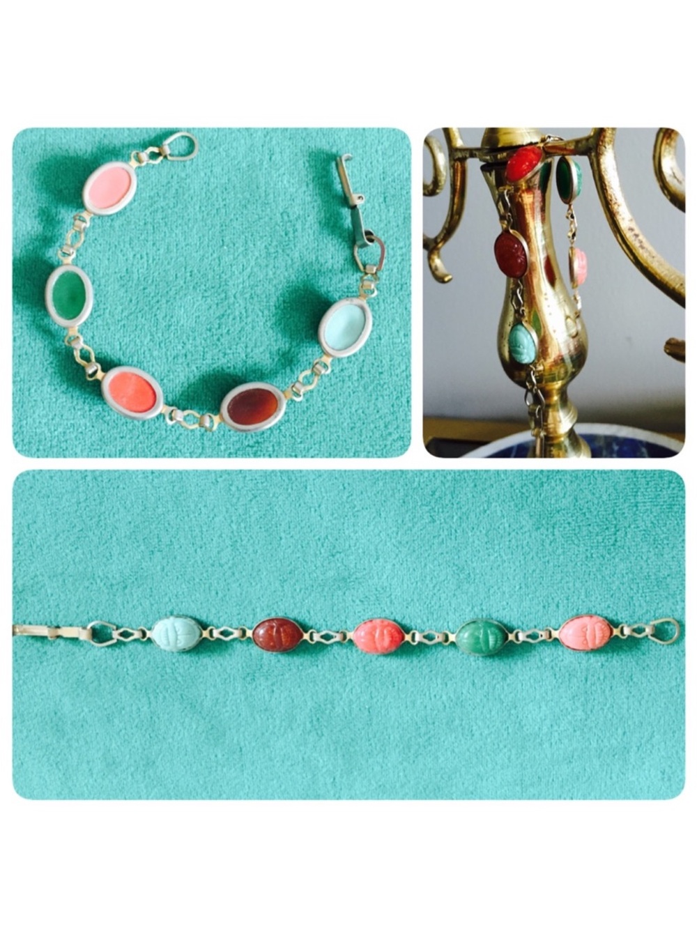 Vintage Scarab bracelet